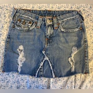 true religion skirt